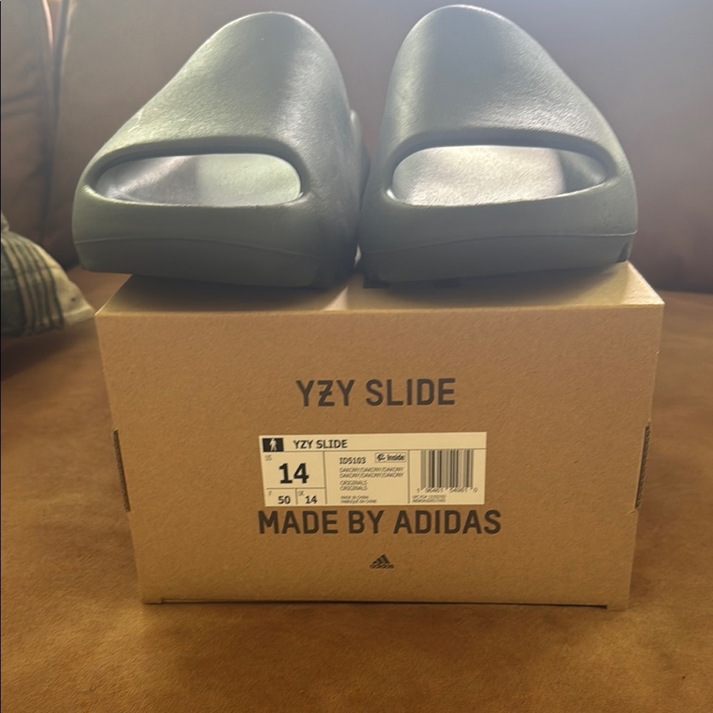 Adidas YZY Slide in Charcoal